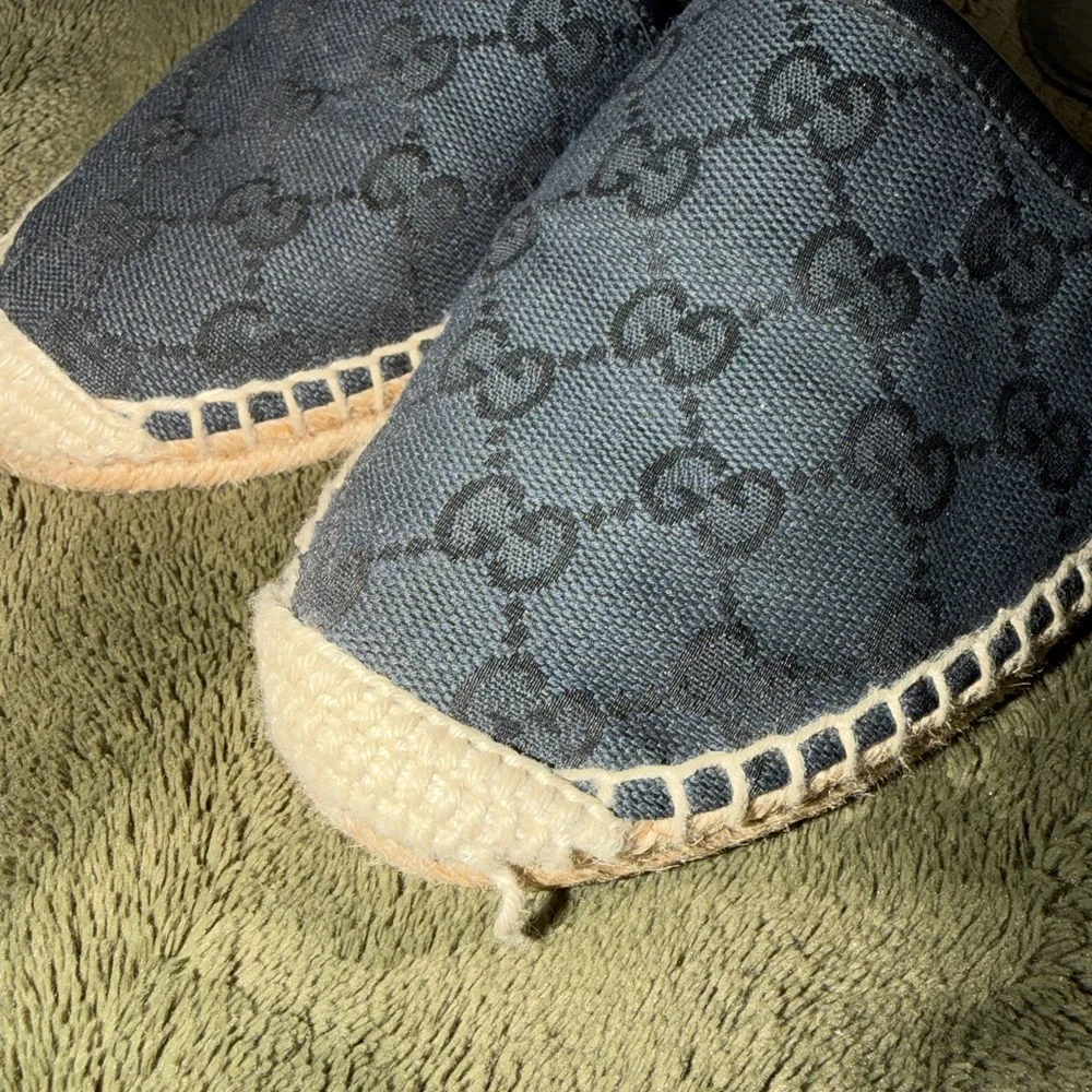 Gucci Black Canvas Espadrilles flats - Picture 4 of 13